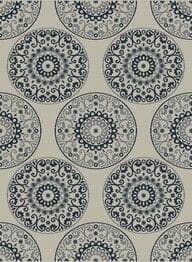 Dynamic Rugs PIAZZA 6497-5501 Beige and Blue